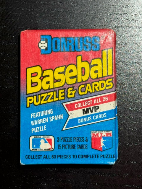 1989 Donruss Baseball Sealed Wax Pack