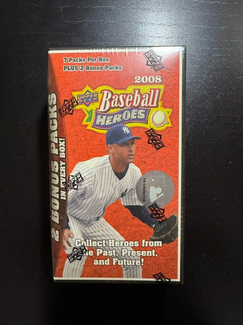 2008 Upper Deck Baseball Heroes Blaster Box (7+2)