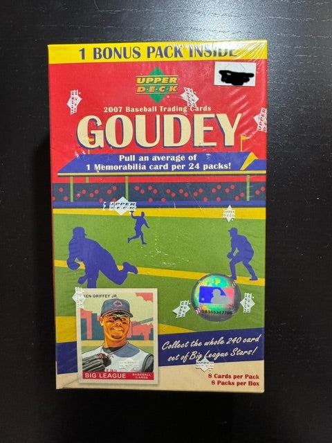 2007 Upper Deck Goudey Baseball Blaster Box (8 Packs)