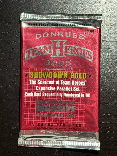 2005 Donruss Team Heroes Baseball Sealed Pack