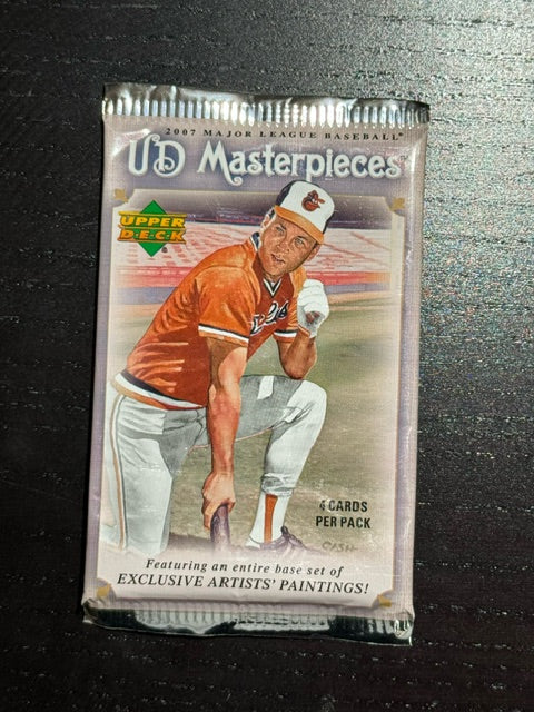 2007 Upper Deck UD Masterpieces Baseball Sealed Pack