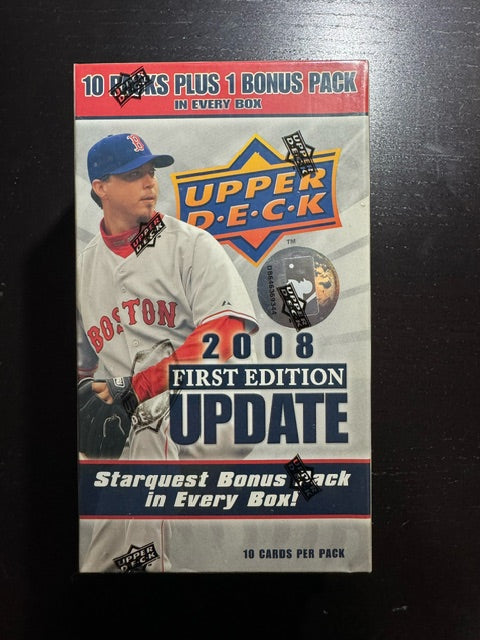 2008 Upper Deck First Edition Update Baseball Blaster Box (10+1)