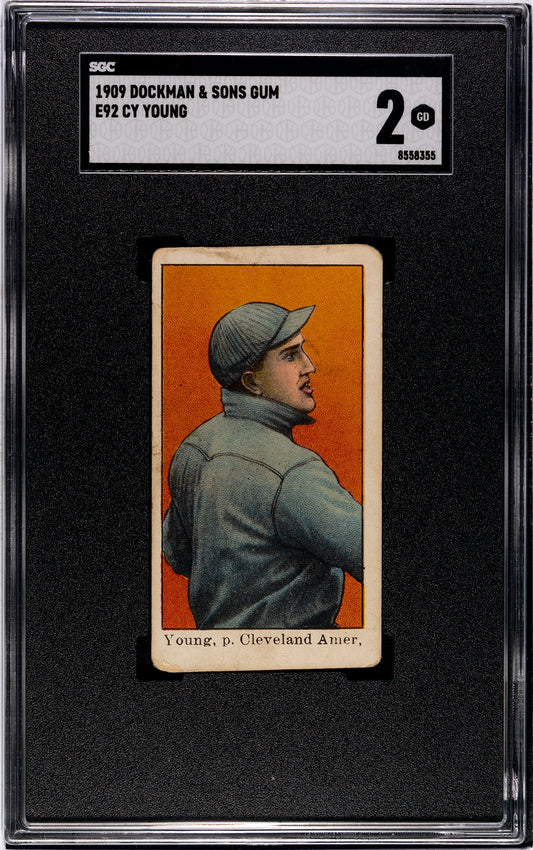1909 E92 Dockman & Sons Cy Young - SGC 2