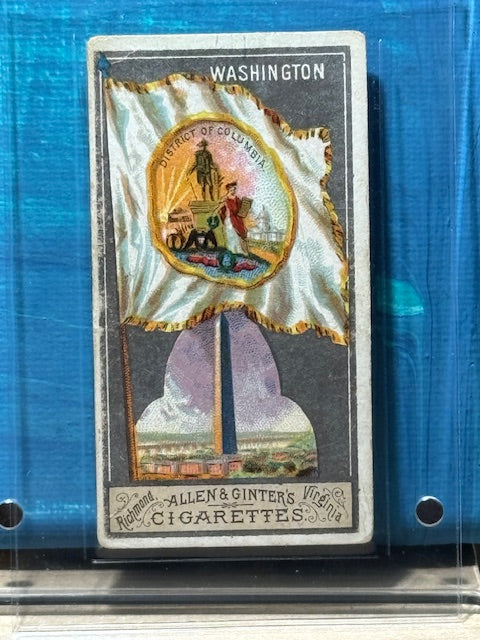 1888 Allen & Ginter N6 City Flags Washington