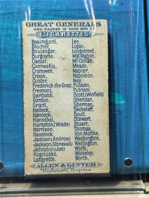 1888 Allen & Ginter N15 Great Generals Von Moltke