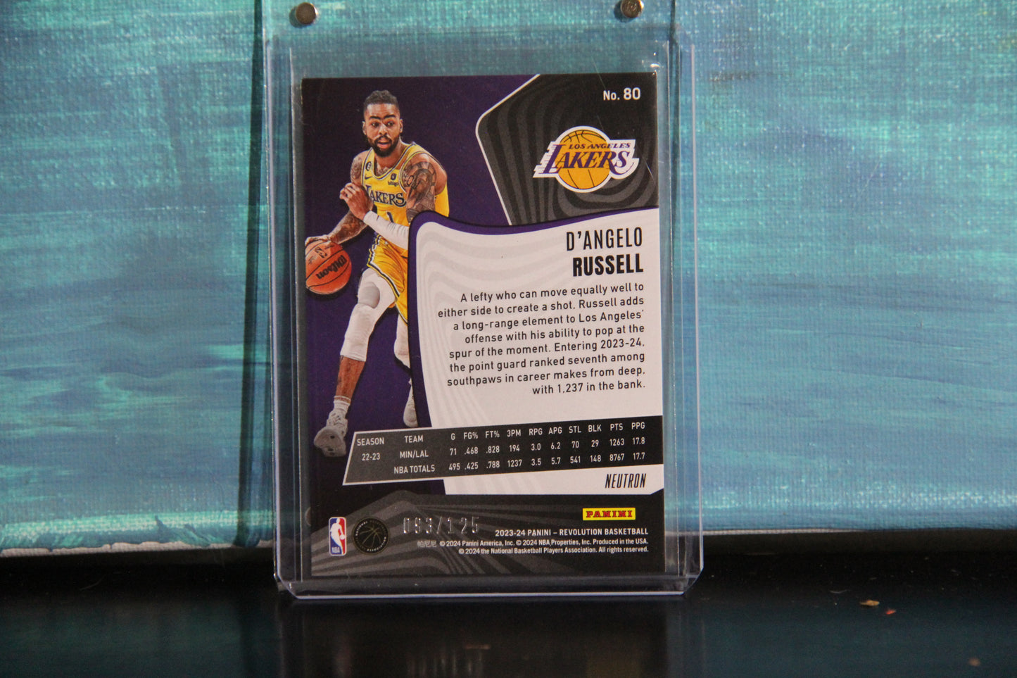 2023-24 Panini Revolution #80 D'Angelo Russell Neutron Parallel 93/125