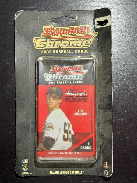 2007 Bowman Chrome Baseball Sealed Pack