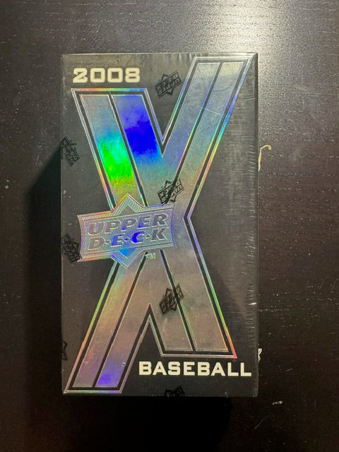 2008 Upper Deck Baseball X Blaster Box (10 Packs)